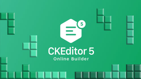 CKEditor 5 Online builder