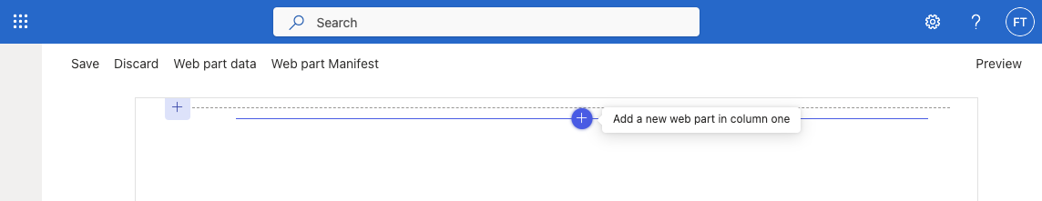 Screenshot of SharePoint application.
